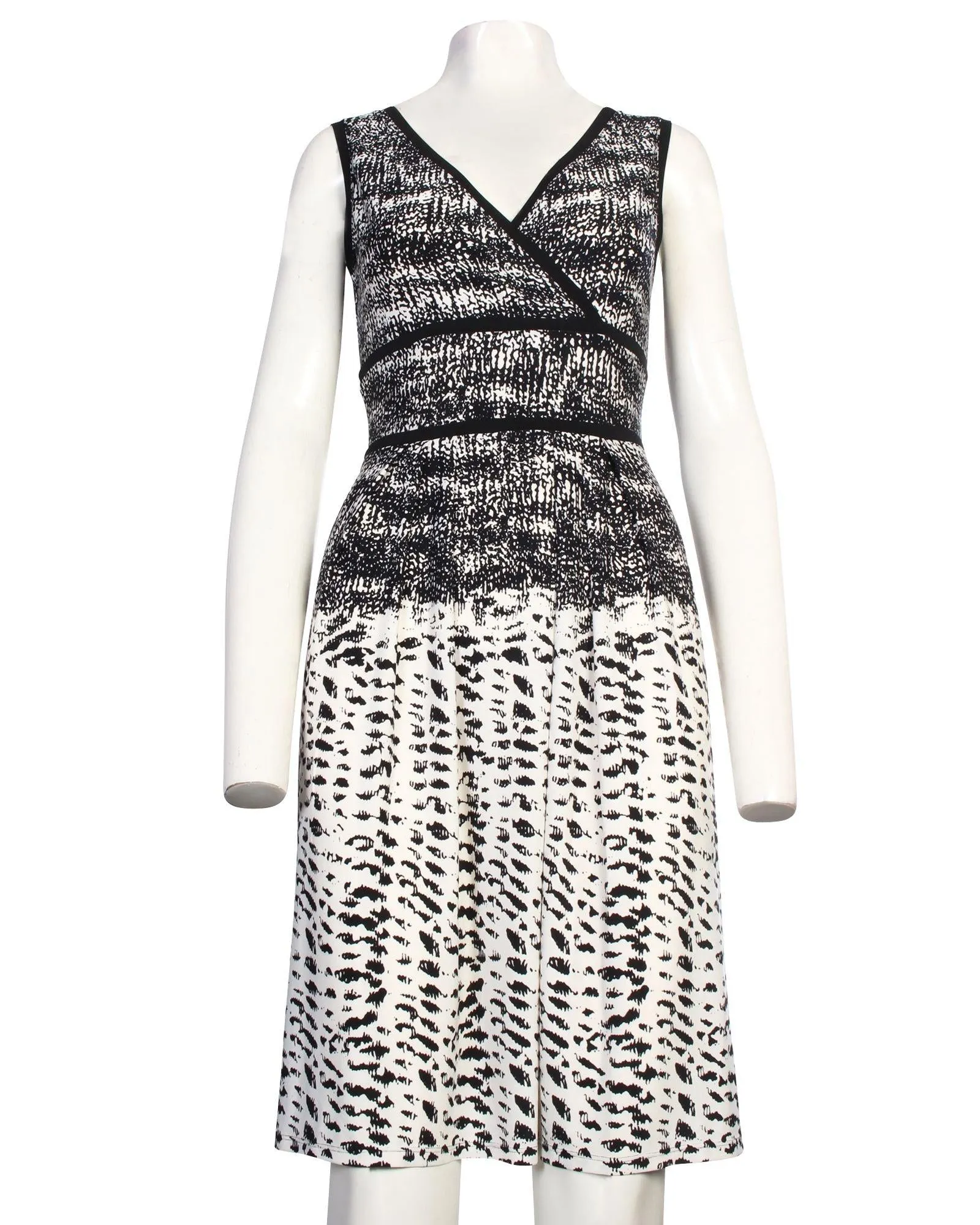 BCBGMAXAZRIA Women's A-Line Sleeveless Dress Black