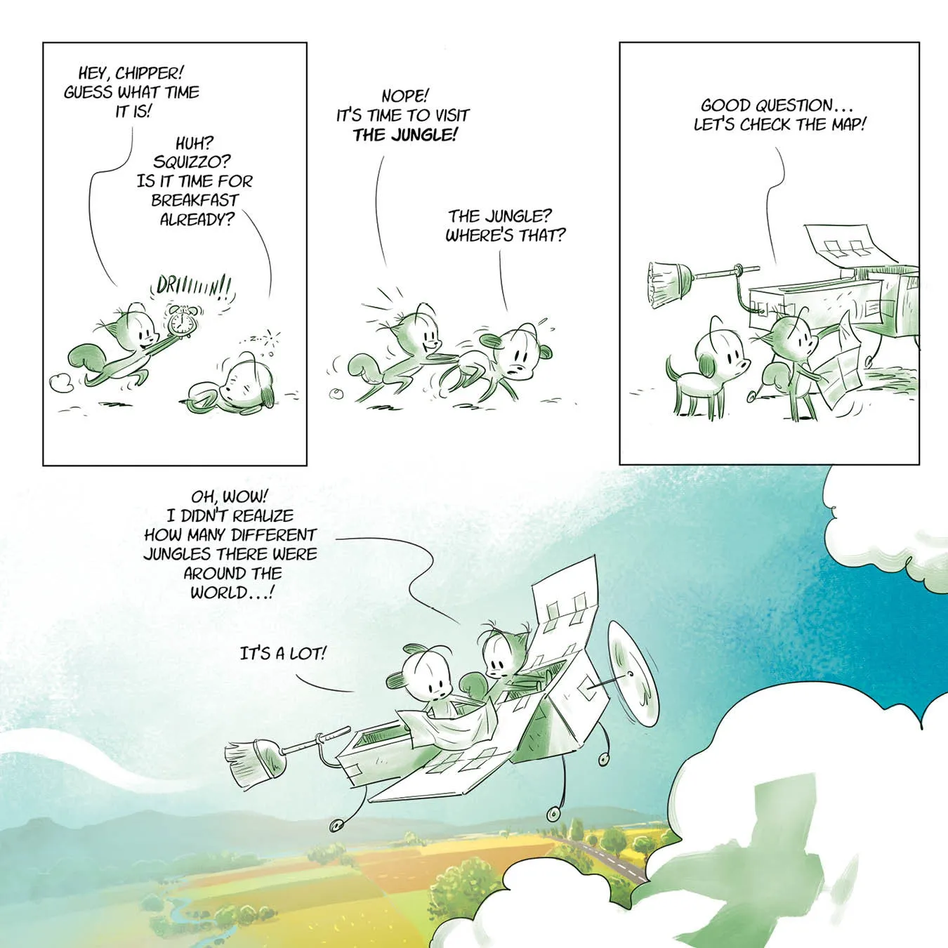 LITTLE TAILS IN THE JUNGLE, by Brrémaud & Bertolucci