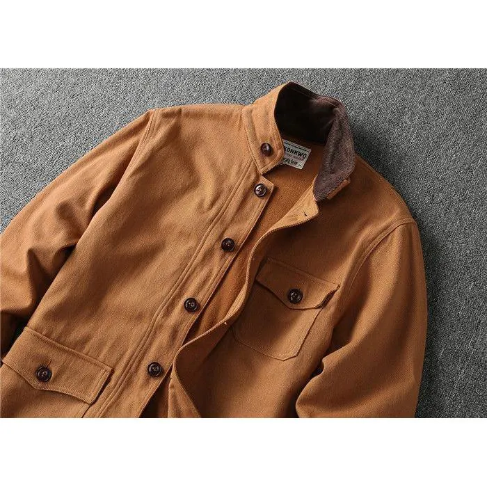 Retro Multi-Pocket Overshirt