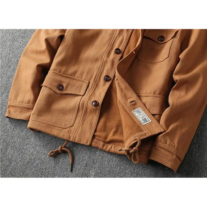 Retro Multi-Pocket Overshirt